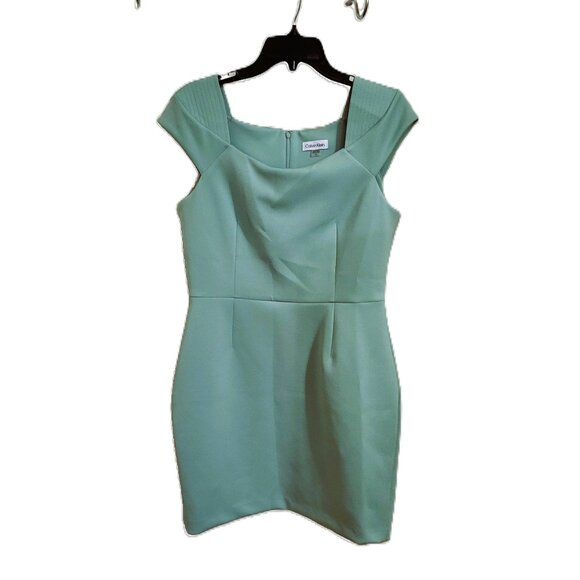 Calvin Klein Dresses & Skirts - Calvin Klein Wide Open Neck, Cap Sleeve - Size 12